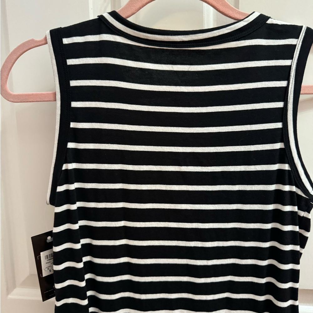 HART & CO. 100% Cotton Dress. Black and white stripe. Athletic /Leisure … - Picture 2 of 7